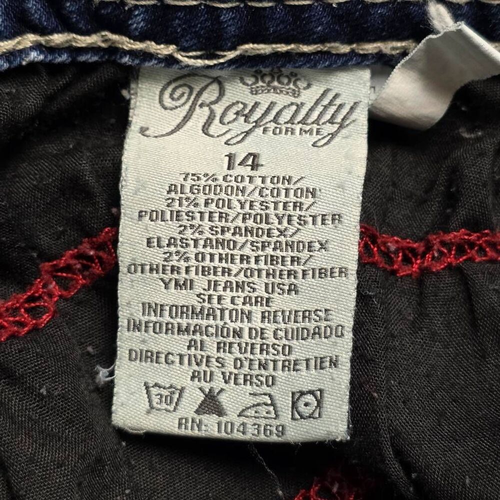 Royalty For Me Embroidered Cuffed Capri Jeans 14 - Picture 6 of 10